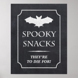 Spookachtige snacks die ze moeten sterven voor Hal Poster