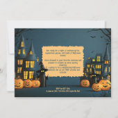 Spookachtige Soiree Kaart (Achterkant)