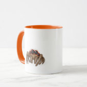 Spookachtige spin 'Boe!' Halloween-mok Mok (Voorkant links)