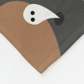 Spookachtige takken fleece deken (Hoek)