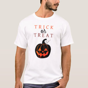 Spookachtige Trick or treat Jack-o'-lantaarn Hallo T-shirt