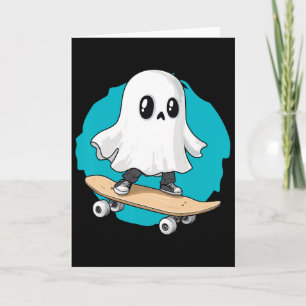 Spookachtige Trippy Vaporwave Halloween Techno Rav Kaart
