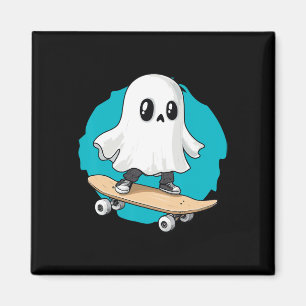 Spookachtige Trippy Vaporwave Halloween Techno Rav Magneet