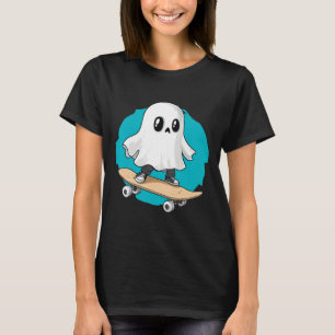 Spookachtige Trippy Vaporwave Halloween Techno Rav T-shirt