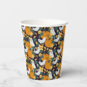 spookachtige tuin papieren bekers (Achterkant)