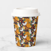 spookachtige tuin papieren bekers (Achterkant)