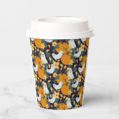 spookachtige tuin papieren bekers (Achterkant)