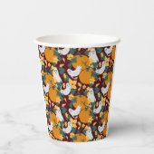 spookachtige tuin papieren bekers (Achterkant)