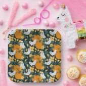 spookachtige tuin papieren bordje (Feest)