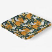 spookachtige tuin papieren bordje (Gebogen)