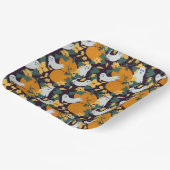 spookachtige tuin papieren bordje (Gebogen)