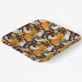 spookachtige tuin papieren bordje (Gebogen)