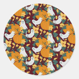 spookachtige tuin ronde sticker