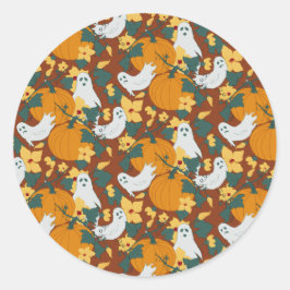 spookachtige tuin ronde sticker