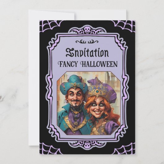 Spookachtige Venetiaanse Masquerade (Voorkant)