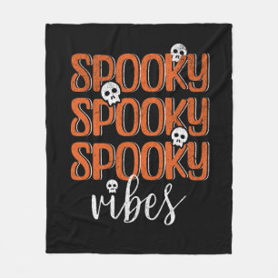 Spookachtige vibes fleece deken