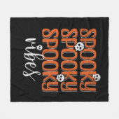 Spookachtige vibes fleece deken (Voorkant (Horizontaal))