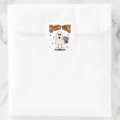 Spookachtige vibes geest vierkante sticker (Tas)