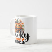 Spookachtige vibes koffiemok (Voorkant links)