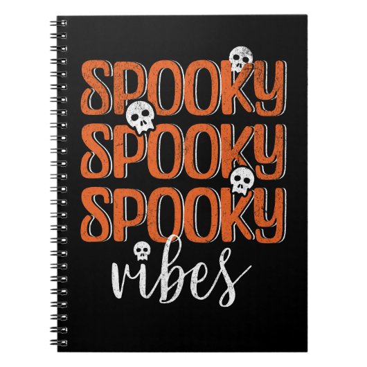 Spookachtige vibes notitieboek (Voorkant)