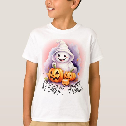Spookachtige vibes t-shirt (Voorkant)