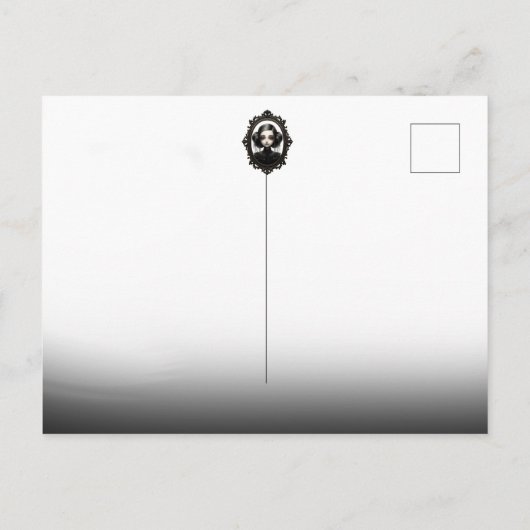 Spookachtige Victoriaans gotiek Briefkaart (Achterkant)