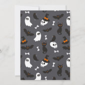 Spookachtige viering Kinder Halloween Verjaardag Kaart (Achterkant)