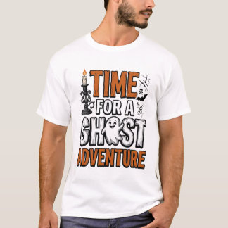 Spookavontuur Halloween Vintage Typografie T-shirt