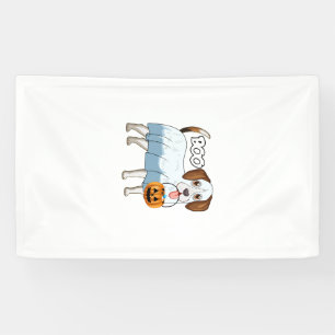 Spookbeagle Halloween-hond Spandoek