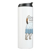 Spookbeagle Halloween-hond Thermosbeker (Gedraaid links)
