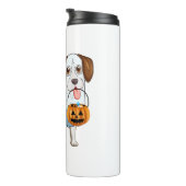 Spookbeagle Halloween-hond Thermosbeker (Geroteerd rechts)