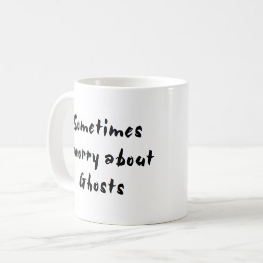 spookbeeld koffiemok (Voorkant links)