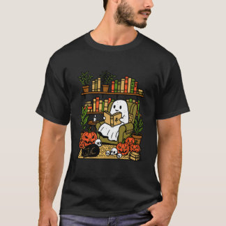 Spookbibliotheek Lezen Boeken Halloween Bibliothec T-shirt
