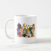 Spookblokletters Koffiemok (Links)