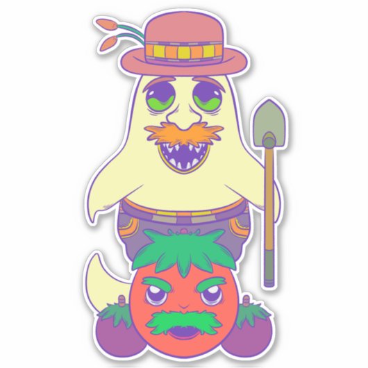 Spookboer Sticker (Voorkant)