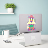Spookboer Sticker (Laptop op bureau)