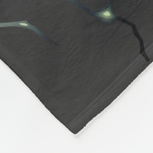 Spookboom Fleece Deken (Hoek)