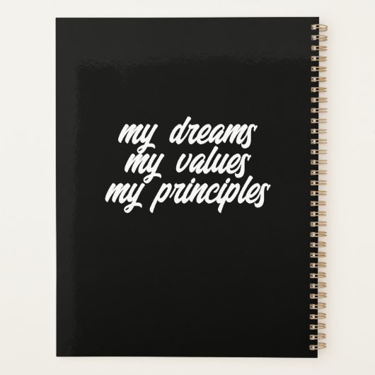 Spookboom Planner (Achterkant)