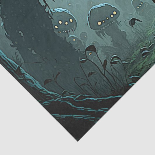 Spookbos - Spooky Monsters Tissuepapier (Detail)