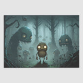 Spookbos - Spooky Monsters Tissuepapier (Voorkant)