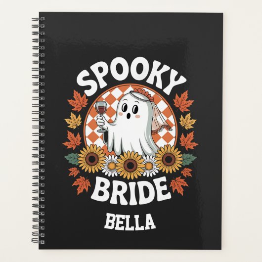 Spookbruid Geest Halloween Persoonlijk Planner (Voorkant)