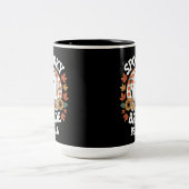 Spookbruid Geest Halloween Persoonlijk Tweekleurige Koffiemok (Center)