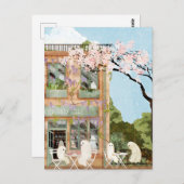 spookcafé briefkaart (Voorkant / Achterkant)