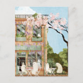 spookcafé briefkaart (Voorkant)