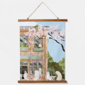 spookcafé hangend wandkleed (Voorkant)