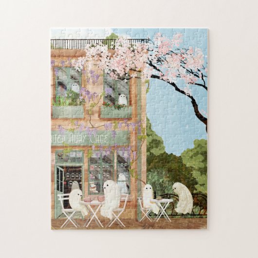 spookcafé legpuzzel (Verticaal)