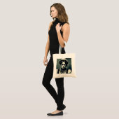 spookclown tote bag (Voorkant (model))