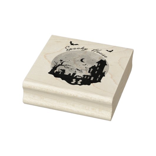 Spookdecoratie van Hauntingly Fun Rubberstempel (Stempel)