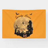 Spookdecoratie van Hauntingly Fun Spandoek (Horizontaal)