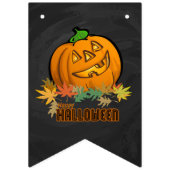 Spookdieren Happy Halloween Sign Vlaggetjes (Eerste vlag)